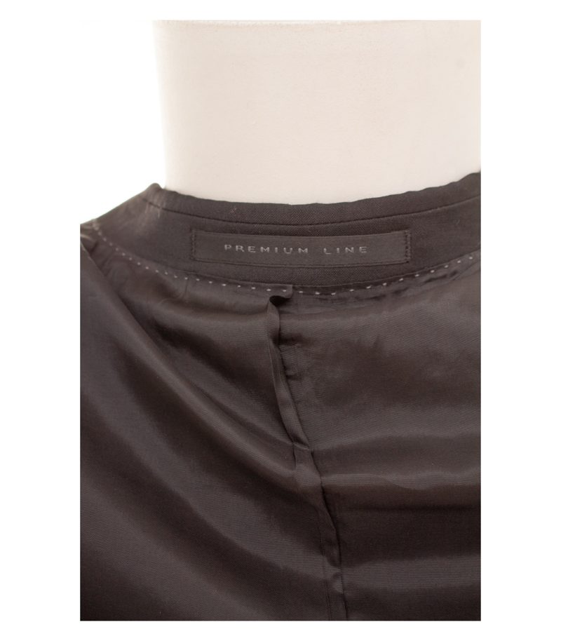 Strellson Herren Sakko Gr. 48 Schwarz Einreiher Wolle Suprer100 S – Foto 6
