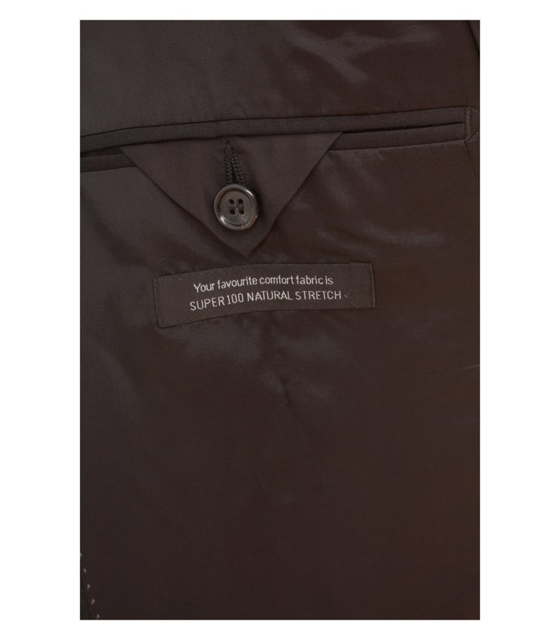 Strellson Herren Sakko Gr. 48 Schwarz Einreiher Wolle Suprer100 S – Foto 7