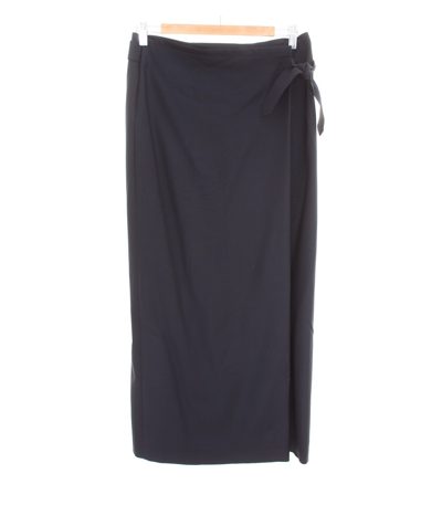 KANDIS & KANDISMANN Damen Rock Wickelrock Wrap Gr. 2 DE 38 Blau Wolle