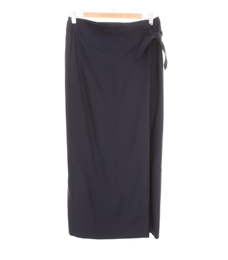 KANDIS & KANDISMANN Damen Rock Wickelrock Wrap Gr. 2 DE 38 Blau Wolle – Foto 1
