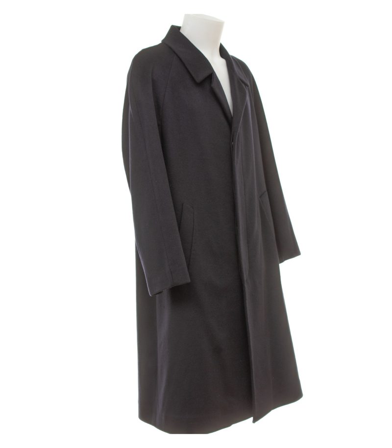 Paul Smith Herren Mantel Gr. 25 Kurzgröße Dover Schwarzblau Kaschmir – Foto 4