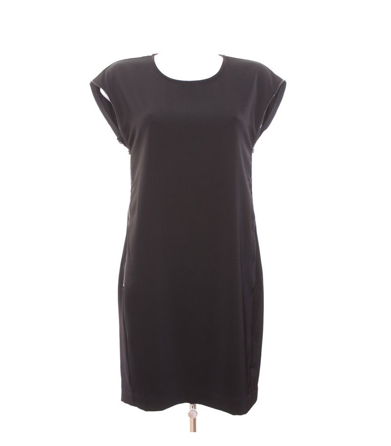 coster copenhagen Damen Kleid Etuikleid Gr. DE 38 Schwarz – Foto 1