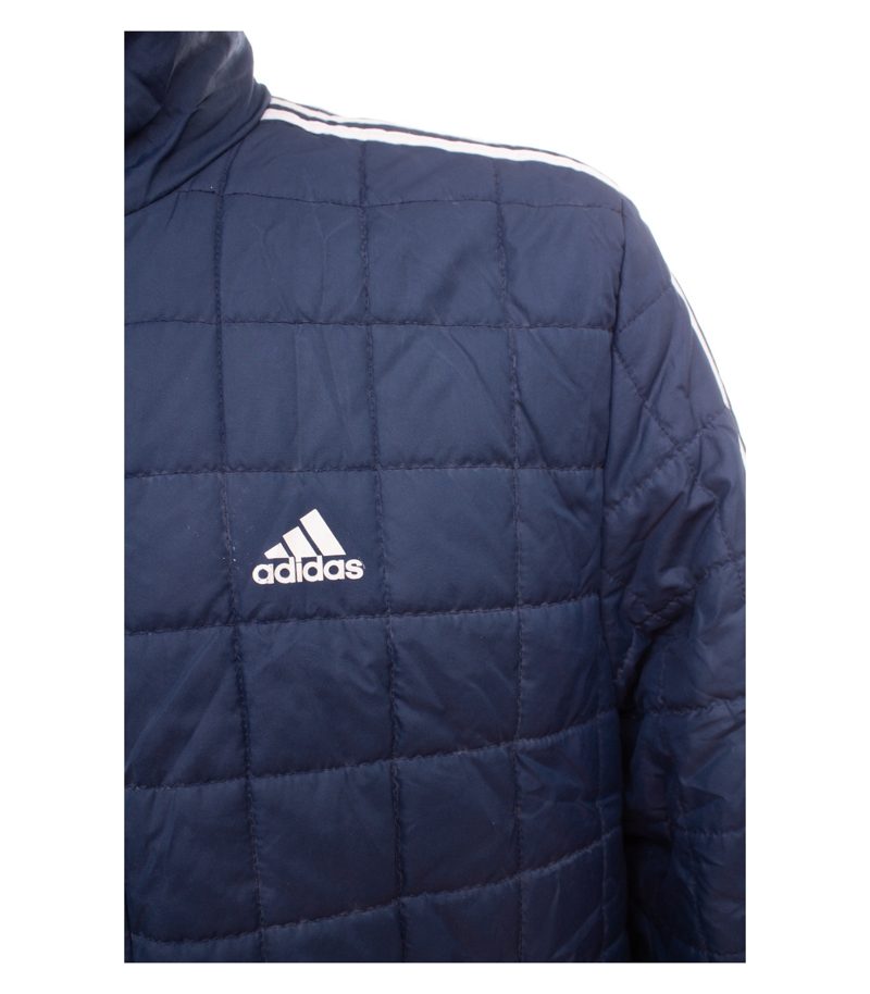 Adidas Herren Jacke Gr. L W61397 Blau Steppjacke Gefüttert – Foto 3