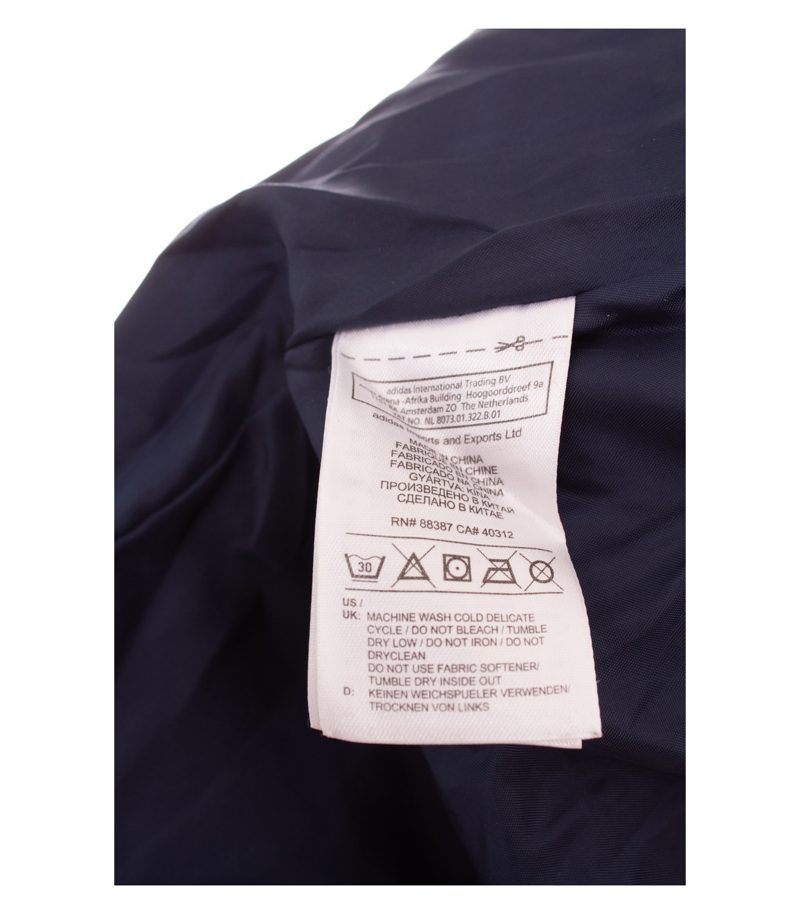 Adidas Herren Jacke Gr. L W61397 Blau Steppjacke Gefüttert – Foto 6