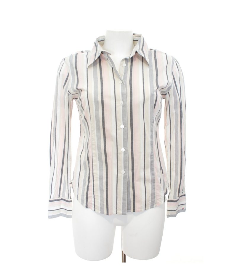 Damen Bluse Shirt Gr. 8 DE 38 Mehrfarbig Baumwolle – Foto 1