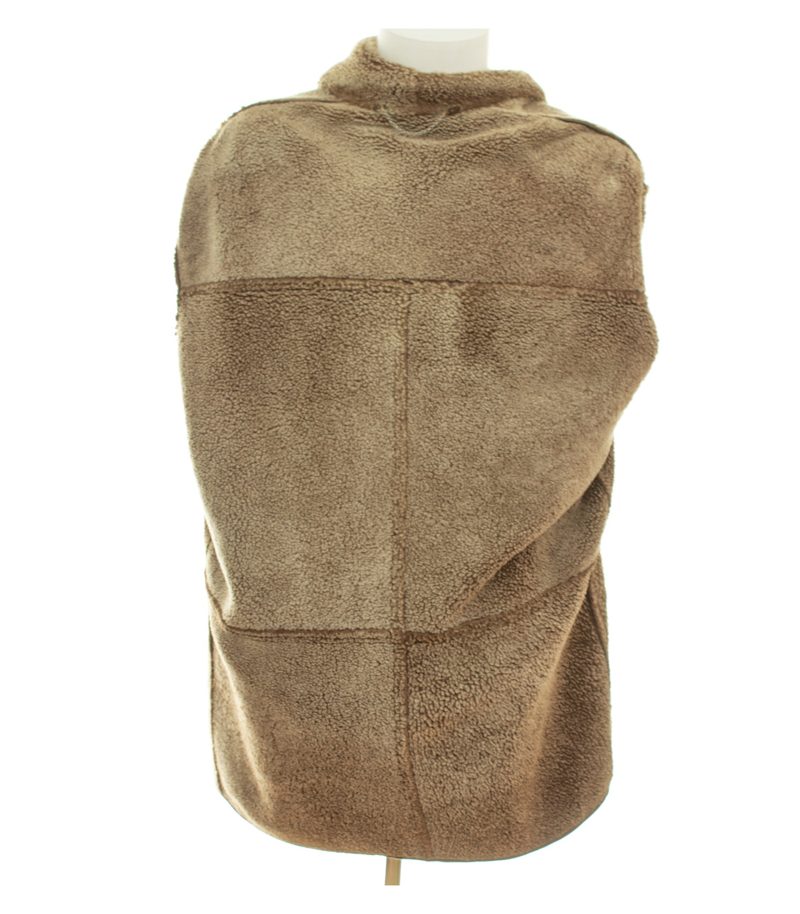 Zeiler Herren Mantel Gr. 52 Braun Fell Leder – Foto 8