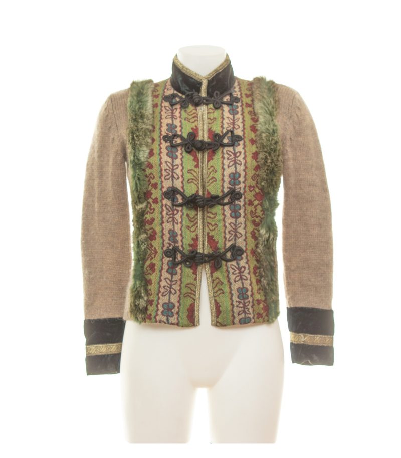 Etro Damen Strickjacke  Cardigan Gr. 36 (IT 42) Mehrfarbig Wollmix Paisley – Foto 1