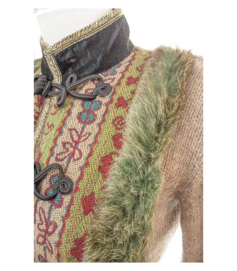 Etro Damen Strickjacke  Cardigan Gr. 36 (IT 42) Mehrfarbig Wollmix Paisley – Foto 5
