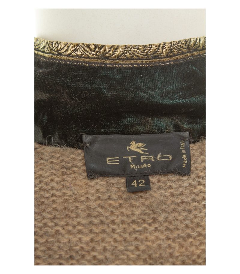 Etro Damen Strickjacke  Cardigan Gr. 36 (IT 42) Mehrfarbig Wollmix Paisley – Foto 10