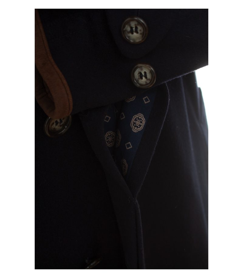Schneiders Herren Mantel Gr. 56 MISCHA Blau Wollmix – Foto 5