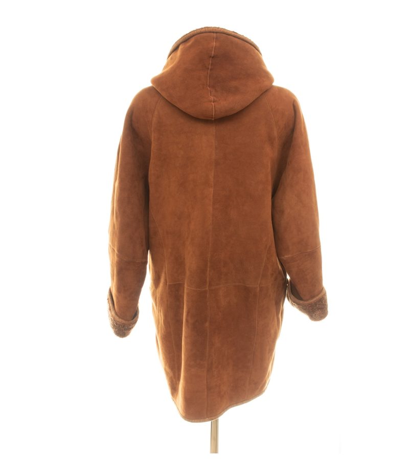 STRIWA Damen Mantel Gr. M Braun Leder – Foto 4