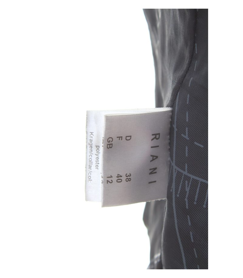 Riani Damen Jacke Gr. 38 Blau Lederjacke Lammnappa – Foto 10