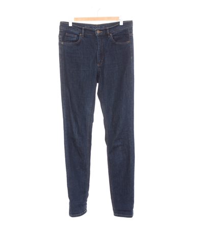 COS Damen Jeans Slim Fit Gr. W29 Blau Denim Baumwolle