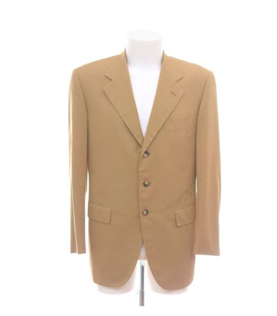 Wagenheimer by Caruso Herren Sakko Gr. 48 Braun Baumwolle Einreiher