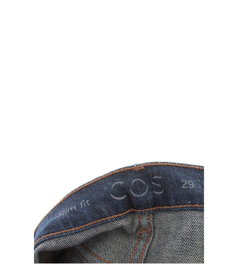 COS Damen Jeans Slim Fit Gr. W29 Blau Denim Baumwolle – Foto 3