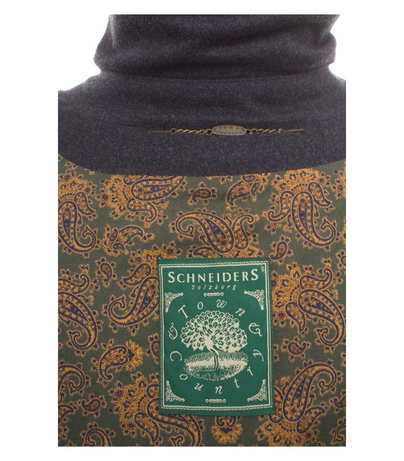 Schneiders Herren Mantel Gr. 50 Town & Country Grau Wollmix mit Kaschmir – Foto 9