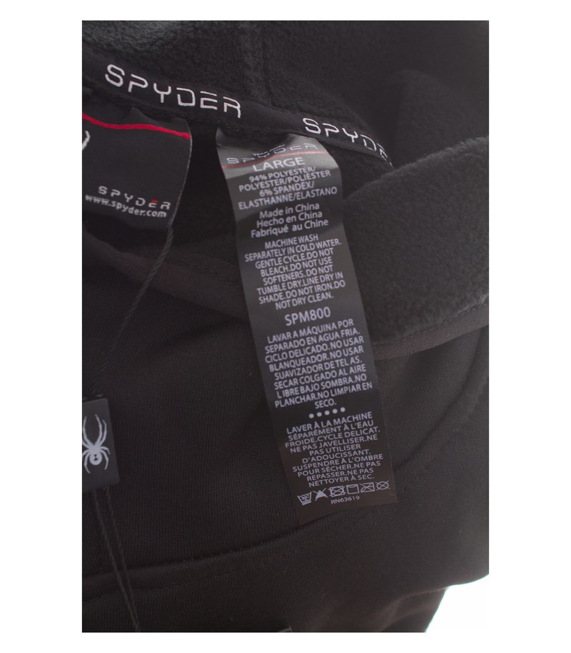 Spyder Herren Pullover Gr. L (LARGE) SPM800 Schwarz Funktionsshirt – Foto 8