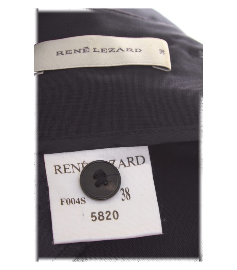 René Lezard Damen Hose Gr. 38 Blau Wollmix – Foto 3