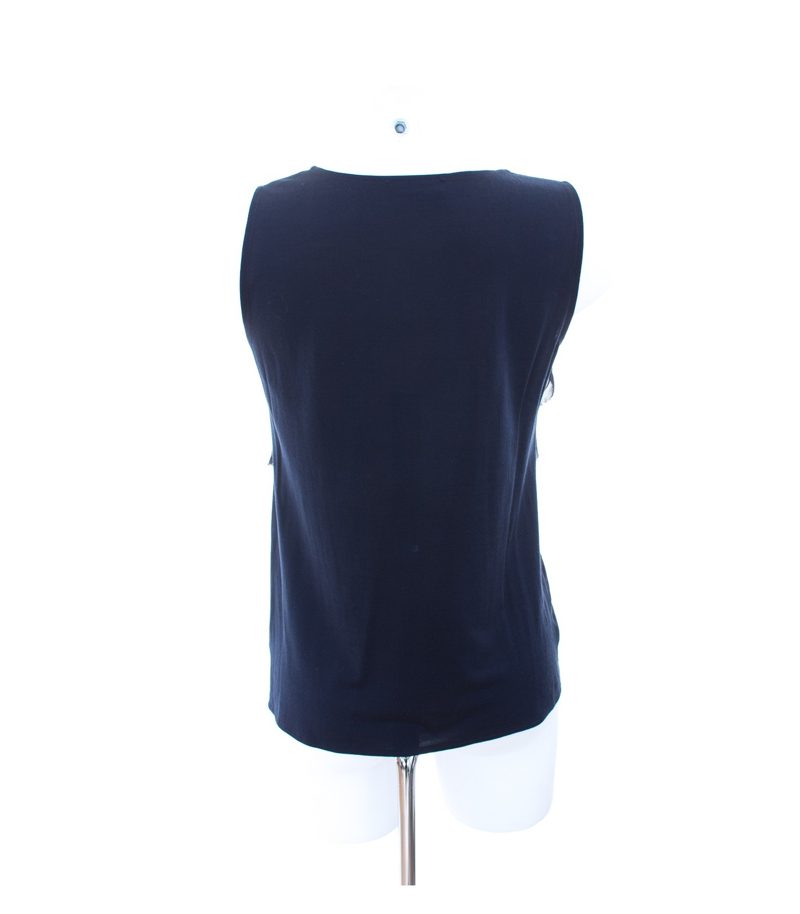 MAX & Co. Damen Top Shirt Gr. M Blau Seide – Foto 3