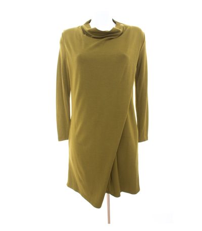 COS Damen Kleid Strickkleid Gr. XS Oliv Knit