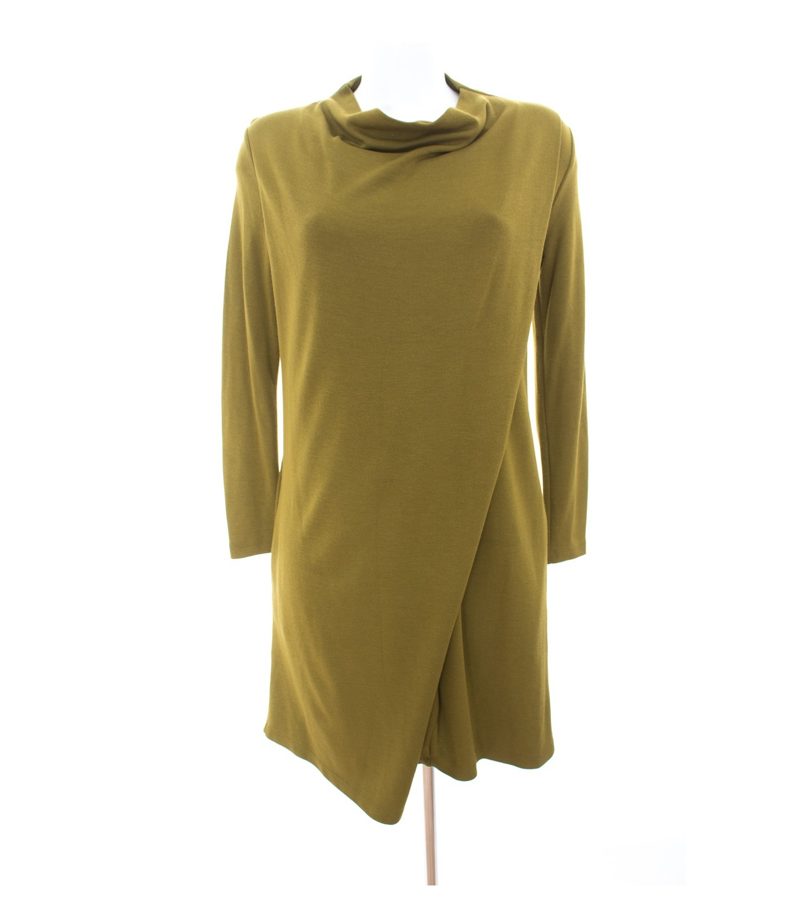 COS Damen Kleid Strickkleid Gr. XS Oliv Knit – Foto 1