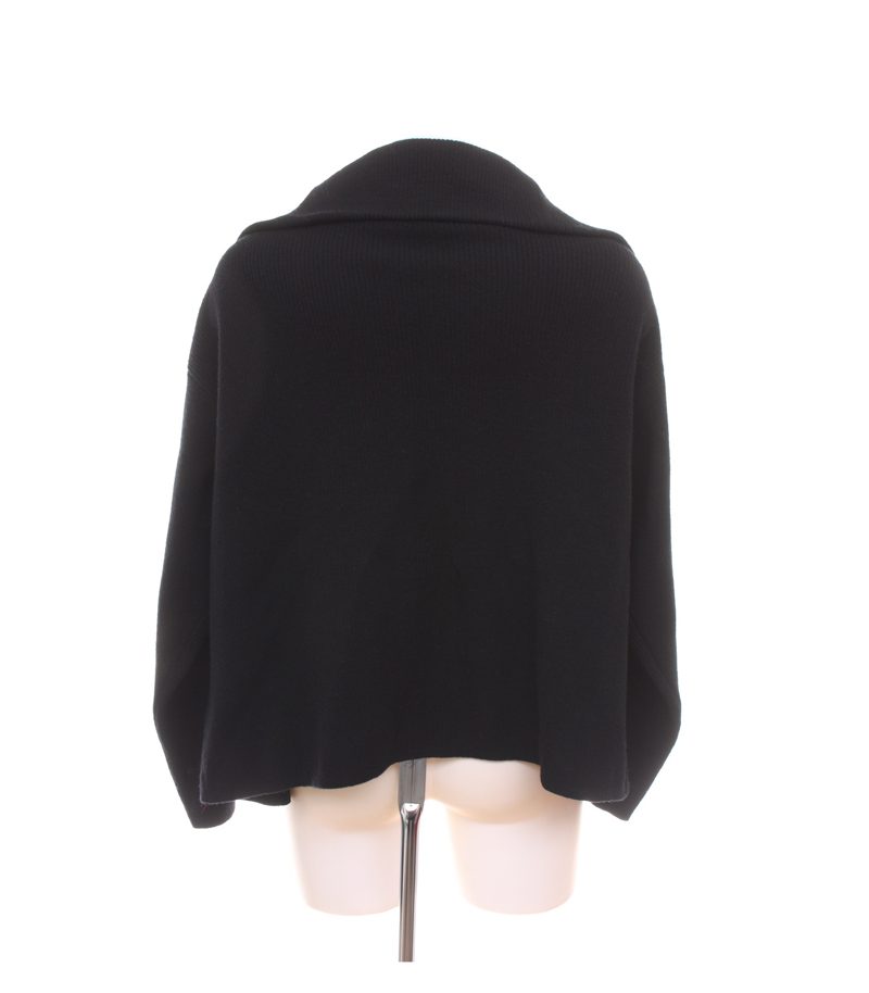 Two Danes Damen Strickjacke ca. Gr. L Schwarz Wolle – Foto 4