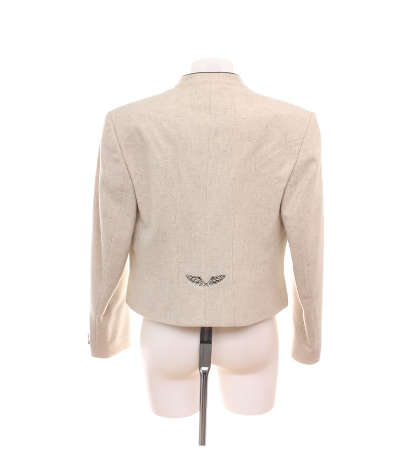 Lodenfrey Damen Kostüm Gr. 36 (IT 42) Beige Wolle Meliert – Foto 5