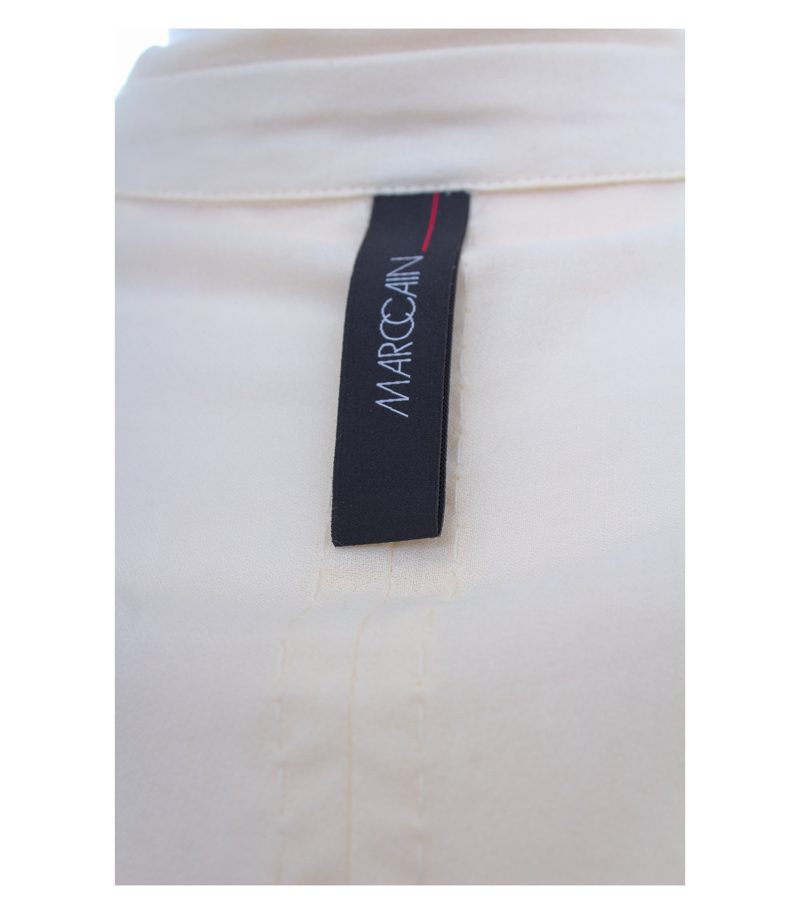 Marc Cain Damen Blazer Gr. 38 (N 4) Beige Baumwolle Seide – Foto 8