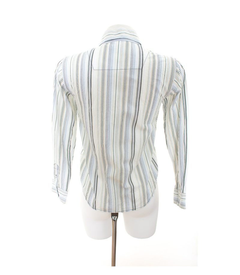 Calvin Klein Damen Bluse Shirt Gr. M Mehrfarbig Baumwolle – Foto 3