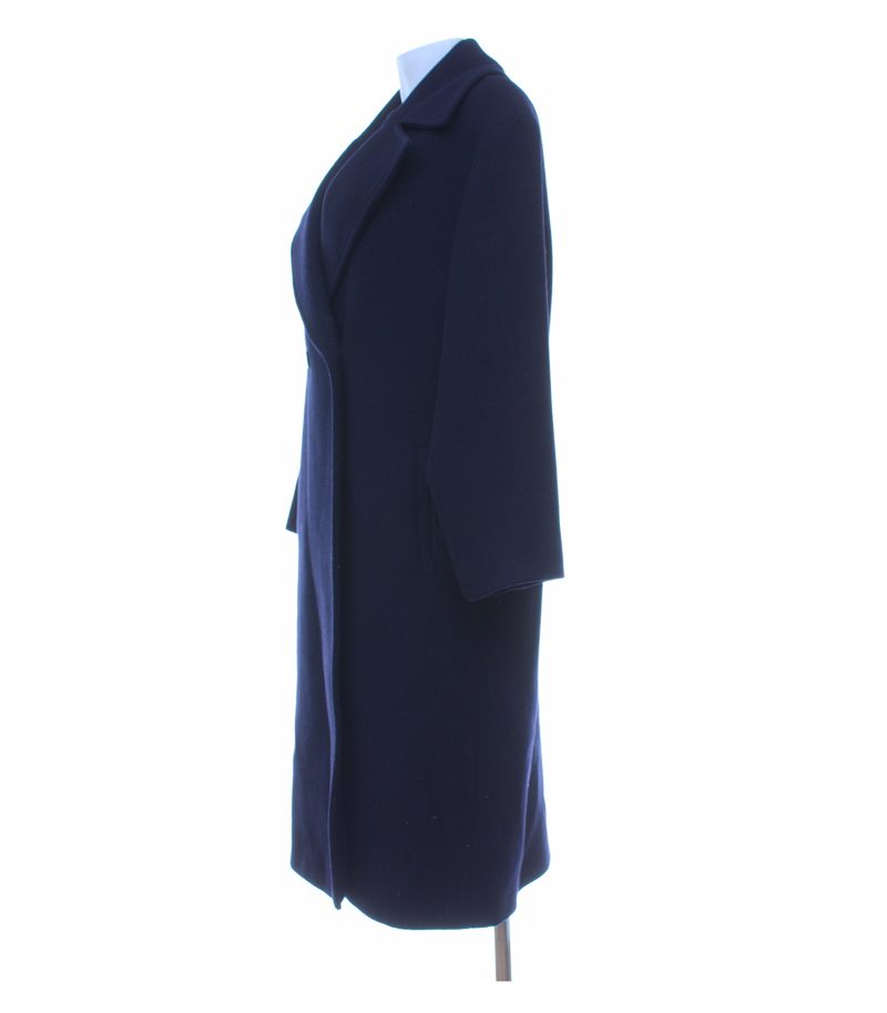 ZARA Damen Mantel Gr. S Blau Wollmix – Foto 2