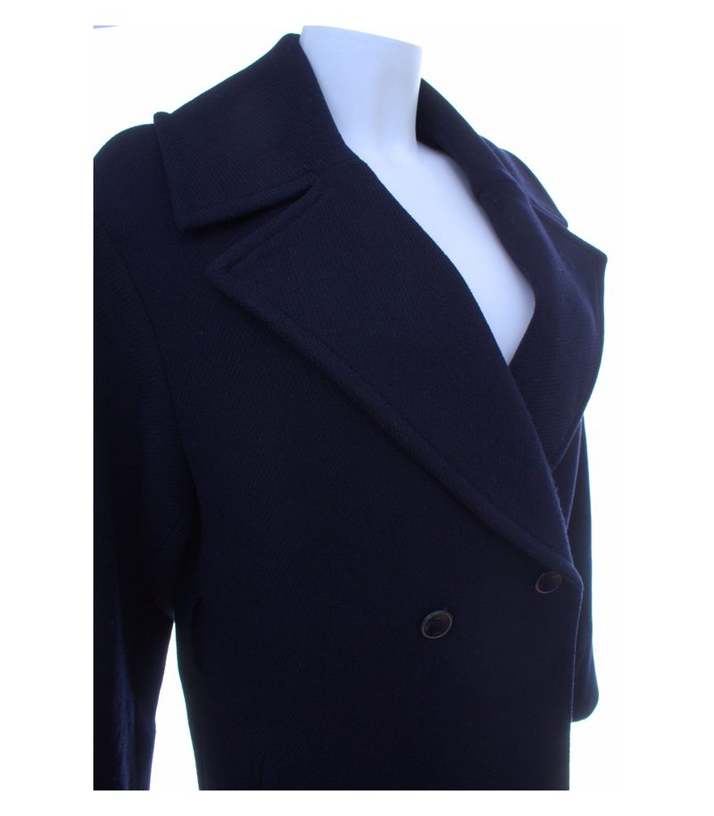 ZARA Damen Mantel Gr. S Blau Wollmix – Foto 5