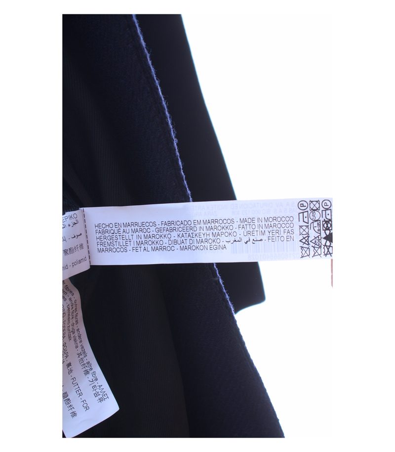ZARA Damen Mantel Gr. S Blau Wollmix – Foto 10
