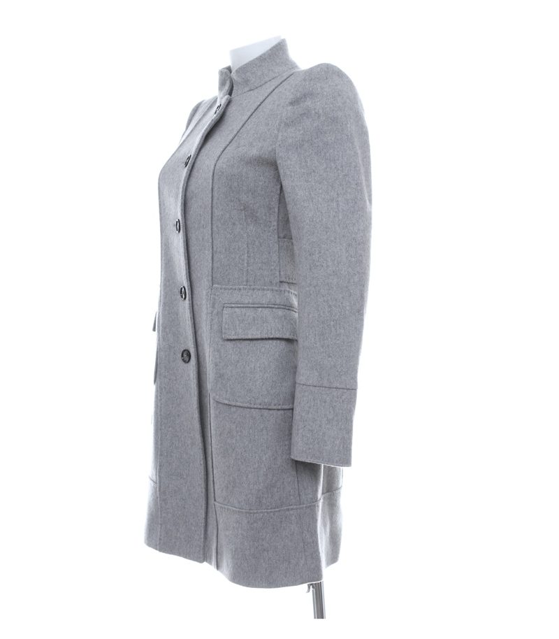 Zara Damen Mantel Gr. S Grau Wolle – Foto 2