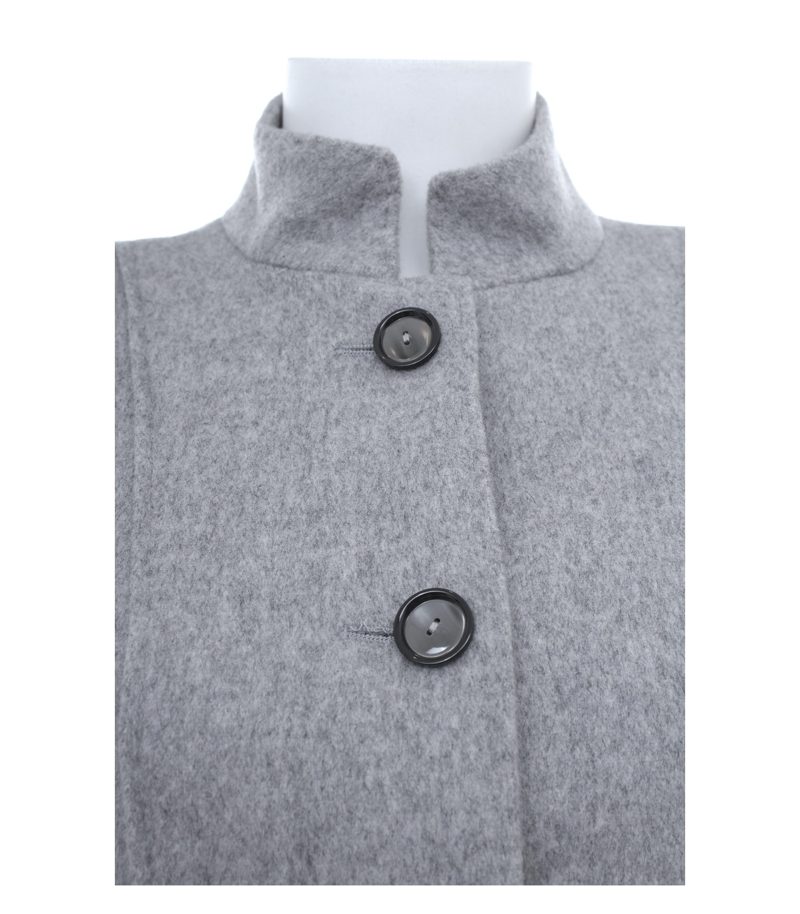 Zara Damen Mantel Gr. S Grau Wolle – Foto 5