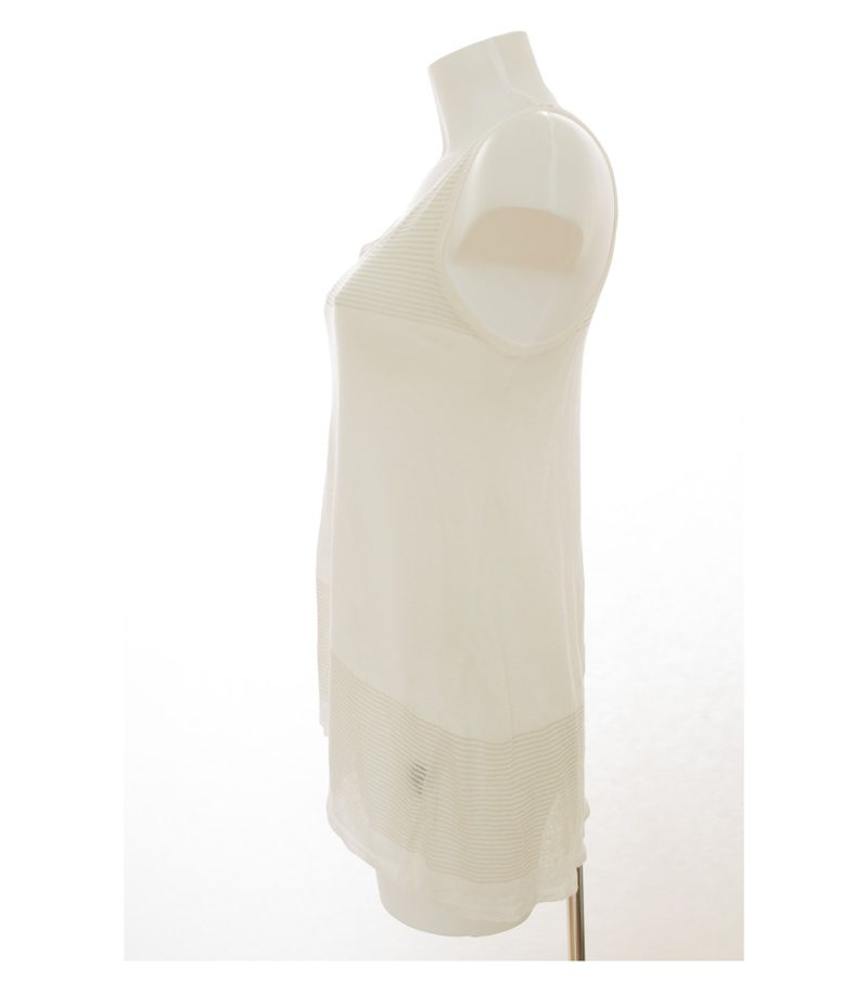 MAX & Damen CO Top Shirt Bluse Gr. S Weiß Leinen – Foto 2