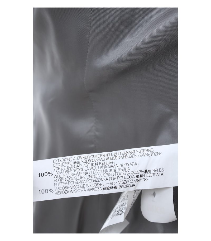 Zara Damen Mantel Gr. S Grau Wolle – Foto 11