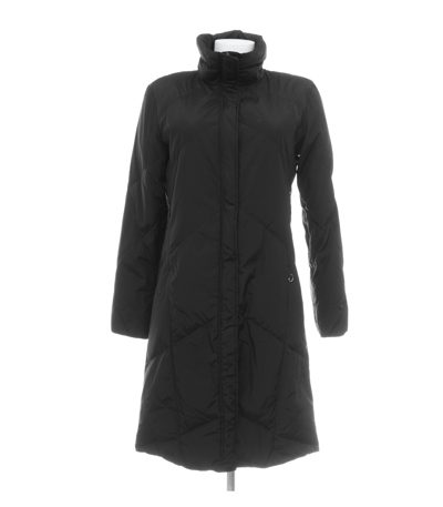 Strenesse Blue Damen Mantel Gr. 36 Schwarz Daunenfüllung