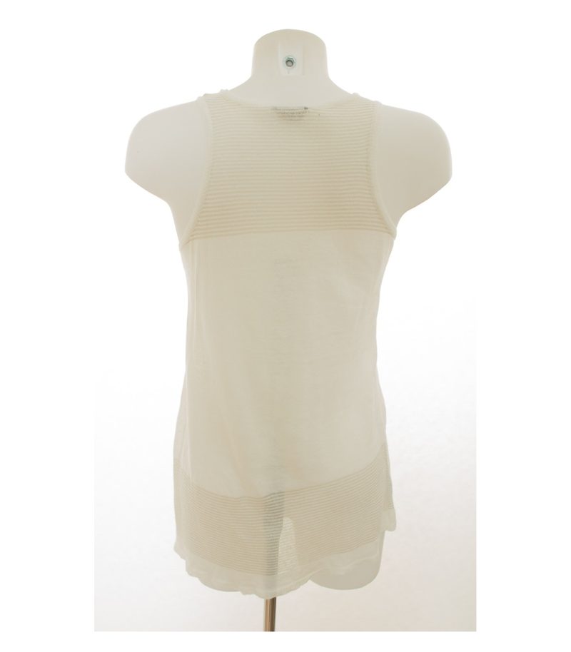 MAX & Damen CO Top Shirt Bluse Gr. S Weiß Leinen – Foto 4