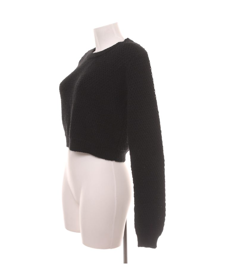 Hallhuber Damen Pullover Gr. 40  Schwarz Wolle Mohair Mix – Foto 2