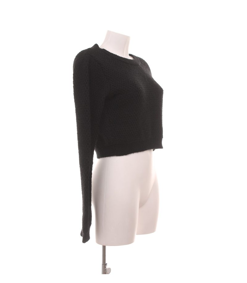 Hallhuber Damen Pullover Gr. 40  Schwarz Wolle Mohair Mix – Foto 4