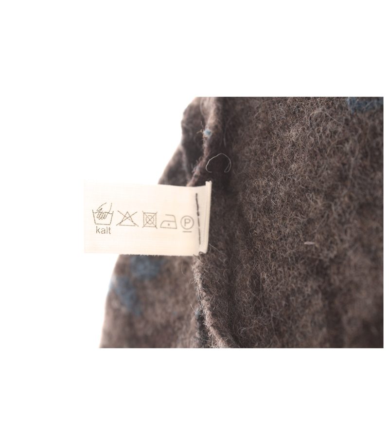 Marlies Mithöfer Damen Jacke Gr. 42 Braun Wollmix Blumen – Foto 8