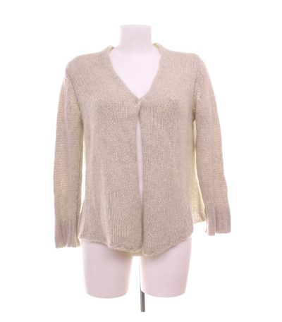 Luren Damen Strickjacke Gr. S Beige Kaschmir Seide Mix