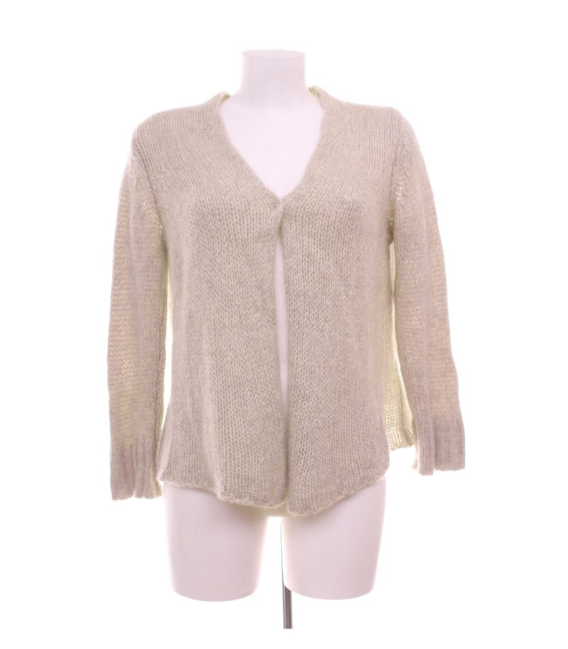 Luren Damen Strickjacke Gr. S Beige Kaschmir Seide Mix