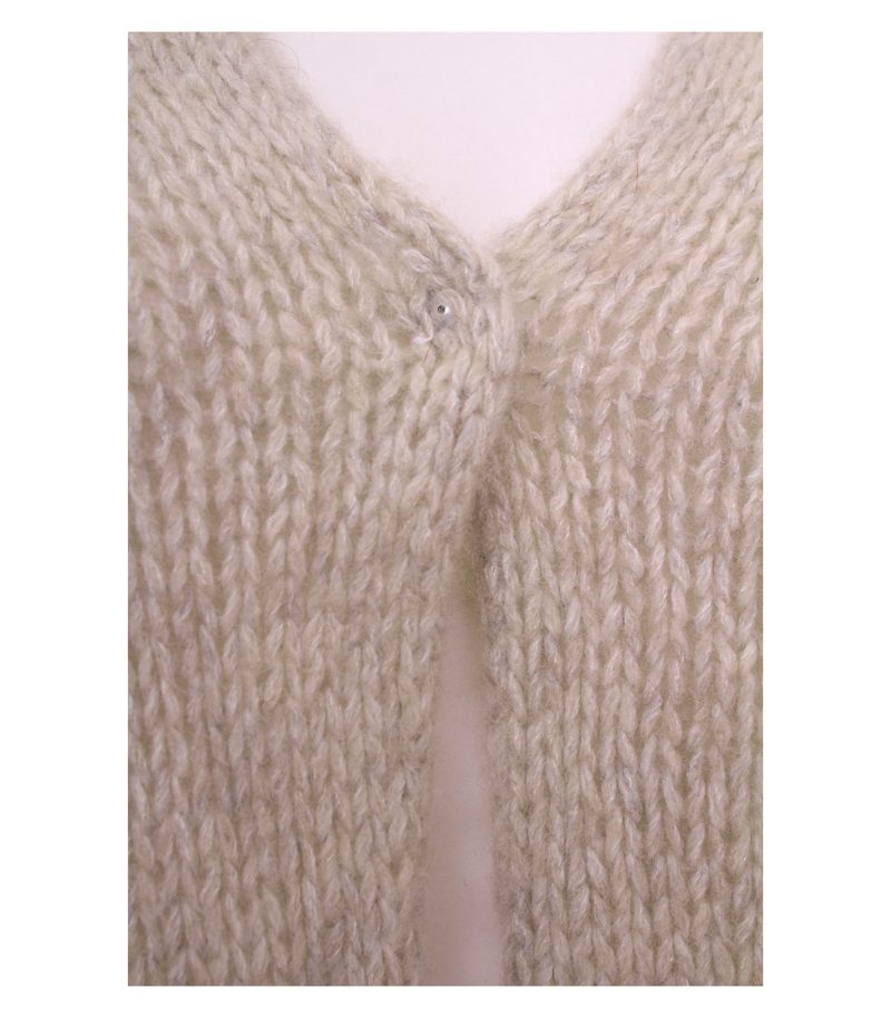 Luren Damen Strickjacke Gr. S Beige Kaschmir Seide Mix – Foto 5