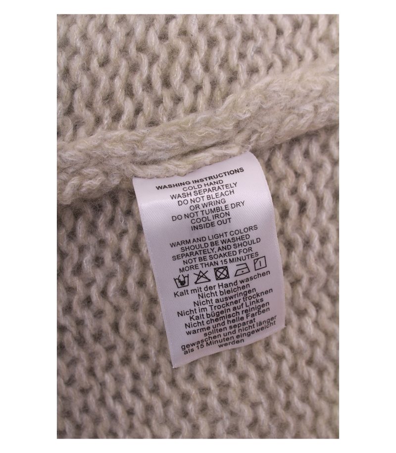 Luren Damen Strickjacke Gr. S Beige Kaschmir Seide Mix – Foto 7