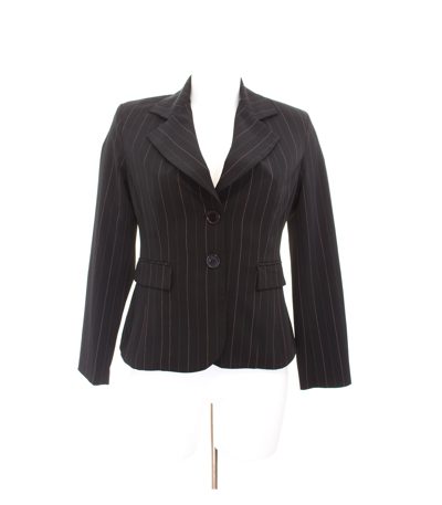 RINASCIMENTO Damen Blazer Business gestreift Gr. S Schwarz