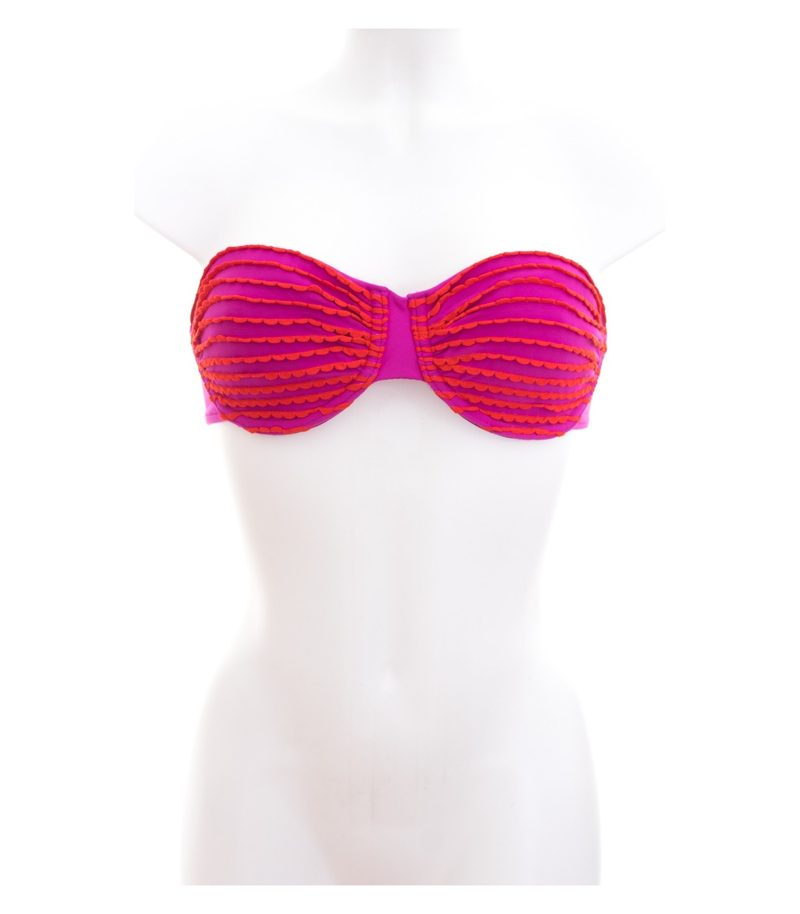 SEAFOLLY Bikini Oberteil Gr. 10 DE 36 Pink Orange – Foto 1