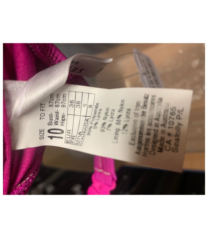 SEAFOLLY Bikini Oberteil Gr. 10 DE 36 Pink Orange – Foto 4