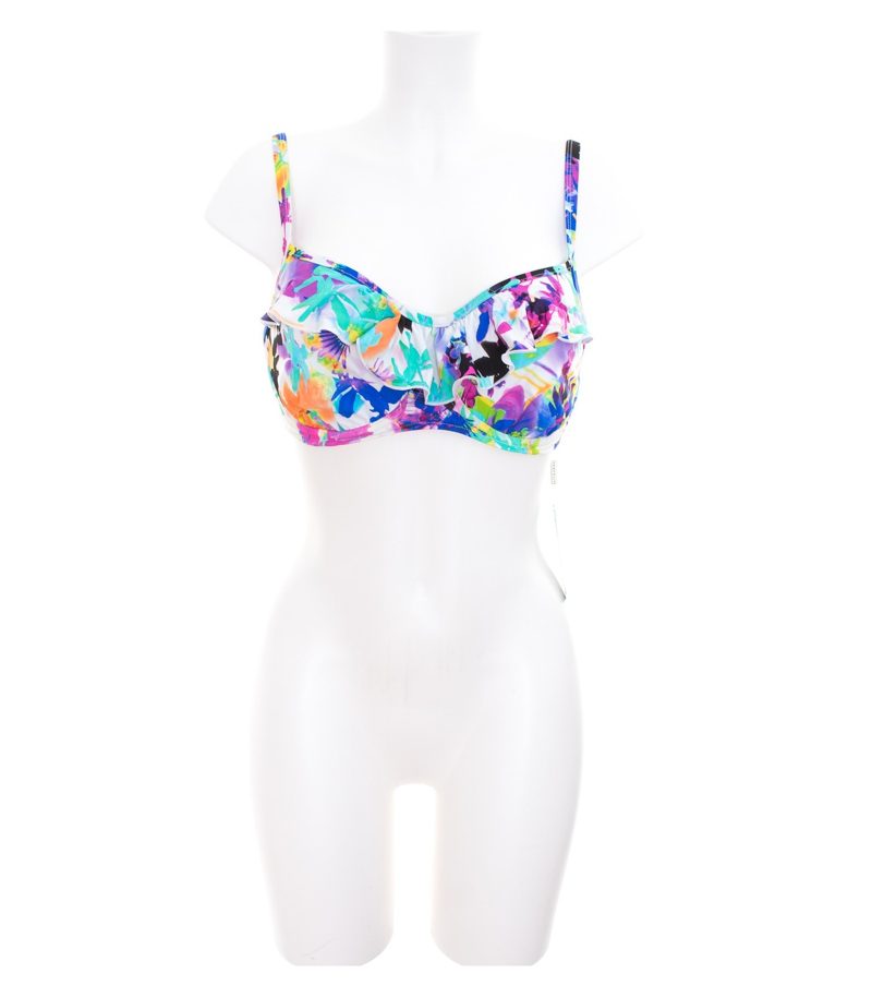 SEAFOLLY Bikini Oberteil Gr. 12 DE 38 D Cup Mehrfarbig NEU – Foto 1