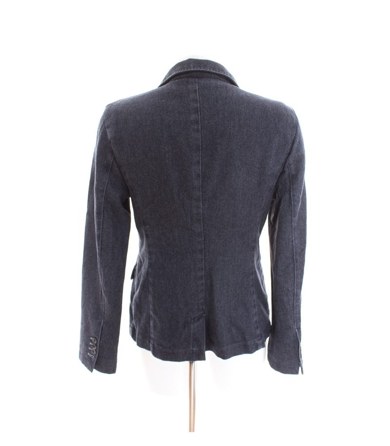 IQ+berlin Damen Blazer Casual Gr. DE 40 Blau Wolle – Foto 3